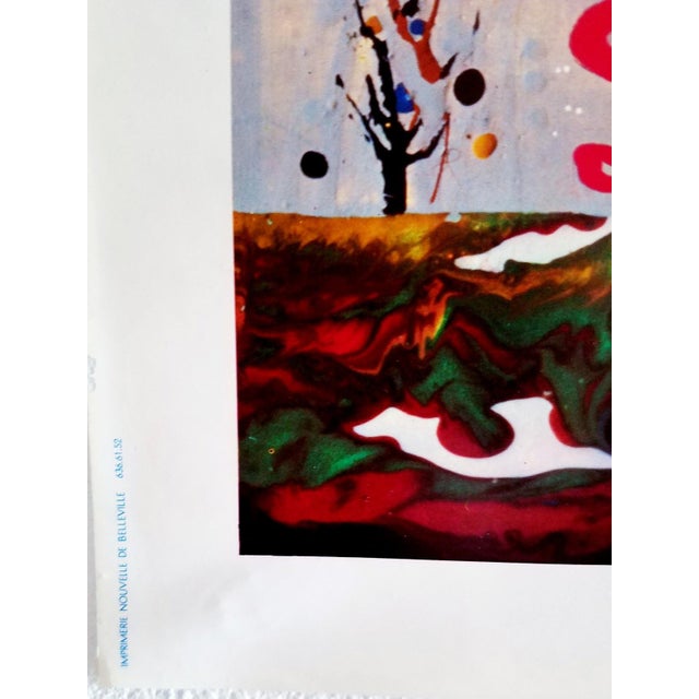 Paper 1970s Original Art Poster Exhibition Galerie Ades Vintage François Mitic Spiridon For Sale - Image 7 of 12