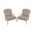 French Louis XV Style Custom Paint Frame Fauteuils Lounge Chairs - a Pair For Sale