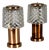Copper Table Lamps from Kamenicky Senov, 1970s, Set of 2 For Sale