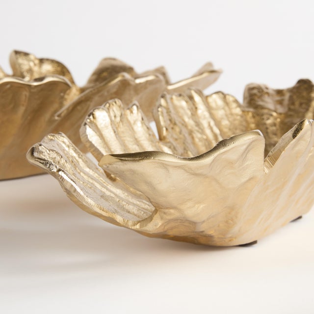 Early 21st Century Zuri Decorative Oval Bowls, Set Of 2 For Sale - Image 5 of 5