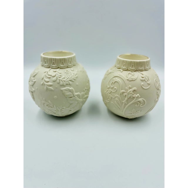 Traditional Vintage Lenox Ornamental Glow Votive Holders - Set of 2 For Sale - Image 3 of 12