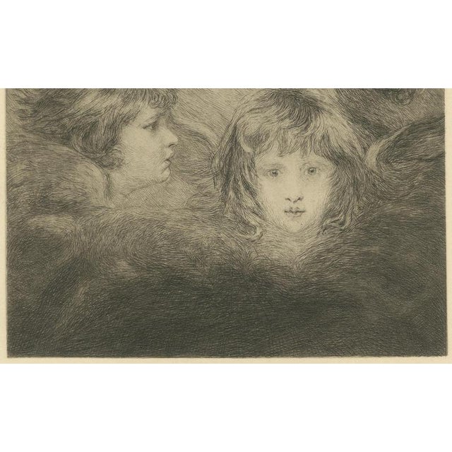 19th Century After Sir Joshua Reynolds, Angels Heads, 1890, Etching For Sale - Image 5 of 9