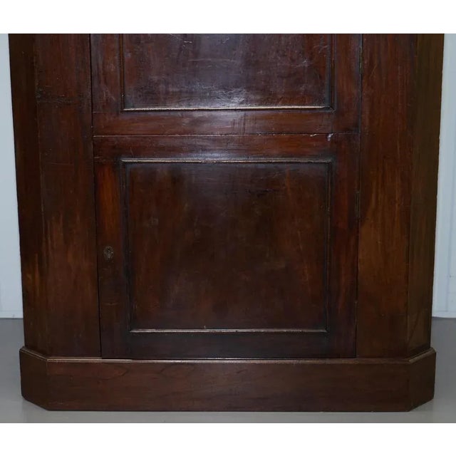 Solid Hardwood Corner Cupboard, 1760s For Sale - Image 4 of 18