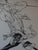 Claude WEISBUCH The fall, 1975 Original engraving on Velin Rives BFK Signed in pencil Numbered and limited to 80 copies...