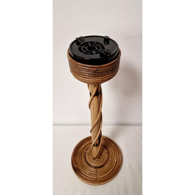 Mid-Century Modern Mid-Century Modern Bamboo Floor Ashtray, 1960s For Sale - Image 3 of 15