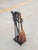 Vintage 4 Piece Wrought Iron Fireplace Tool Set For Sale - Image 4 of 8