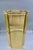 Art Deco Vintage Hexagonal Brass Umbrella Stand — Tall Tapered Lacquered Brass For Sale - Image 3 of 10