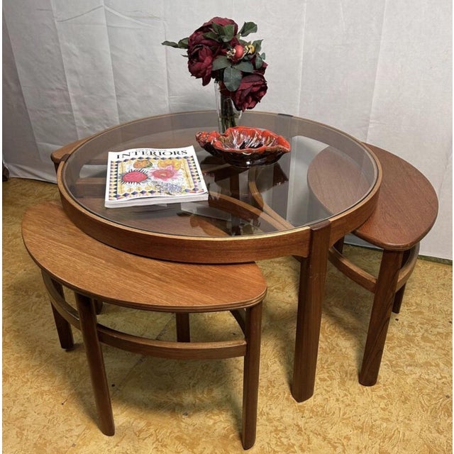 1960s Mid-Century Vintage Teak Trinity Coffee Table from Nathan, 1960s, Set of 4 For Sale - Image 5 of 11