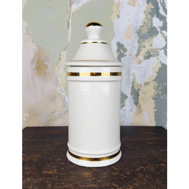 Mid-Century Modern 1980s Apothecary Jar For Sale - Image 3 of 8