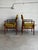 Mustard In Style of Arne Vodder Rosewood Set of 2 Model 341 Lounge Chairs Sibast Denmark Mid-Century Modern 1960s For Sale - Image 8 of 10