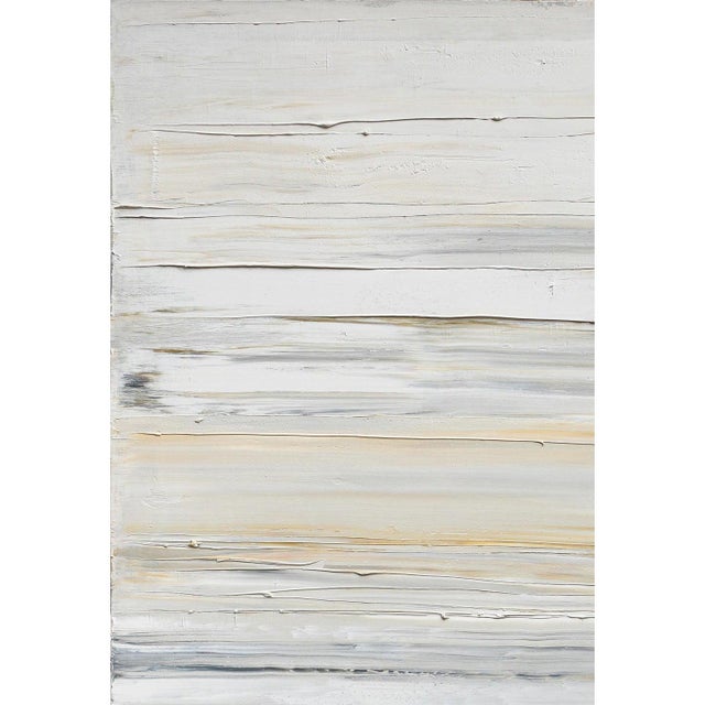 2020s 40" by 70" Original Abstract Landscape Painting 'Pacific Palissades' (Los Angeles, Malibu Beach, California), Oil on Canvas / Color Fields For Sale - Image 5 of 7