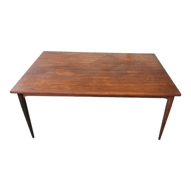 1960s Mid Century Danish Modern Teak Coffee Table For Sale