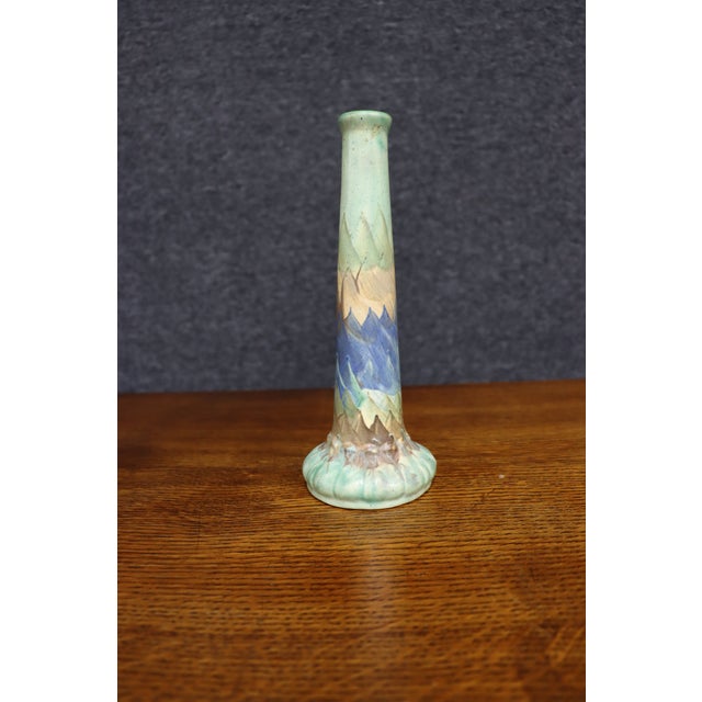 Antique Peters & Reed Landsun Art Pottery Vase, Attributed For Sale - Image 9 of 10