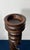 Wood 27-Inch Antique Hand-Carved Openwork Barley Twist Candlestick | 6" Diameter Base | Early 20th Century For Sale - Image 7 of 9