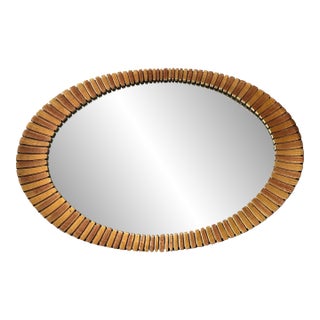 Vintage Hollywood Regency Eyelash Mirror For Sale