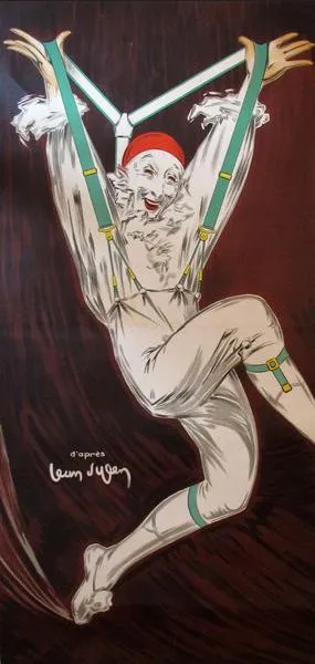 1934 Original French Art Deco Poster - Filver Suspenders - d'Ylen (D'après)