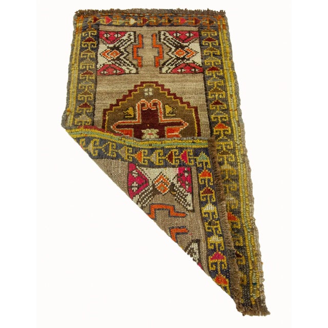 Mid-Century Modern Vintage Mini Kars Rug For Sale - Image 3 of 4