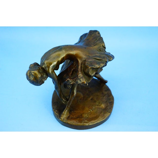 Edgar Degas, Ballerina Tying Her Shoe, 1890s, Bronze For Sale - Image 13 of 18