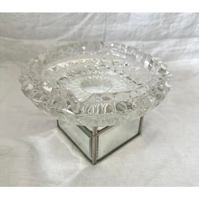 Vintage Libbey Clear Glass Ashtray For Sale In Palm Springs - Image 6 of 8
