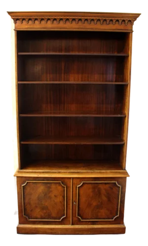 English Mid-20th Century Chippendale Style Bookcase Cabinet