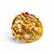 Metal Antique Art Nouveau 18k Gold Chimera Brooch, Ruby & Diamond - Andre Kauffer For Sale - Image 7 of 8