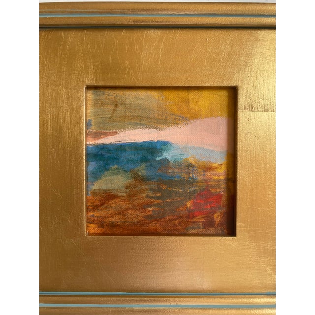 Impressionist "Autumn Sunset" 2026 Framed Mini Painting by Jessalin Beutler For Sale - Image 3 of 3