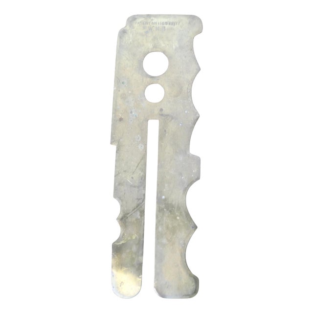 Brass Button Polisher, 1917 For Sale