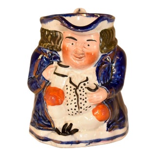 19th Century Staffordshire Toby Jug For Sale