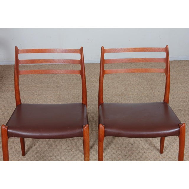 Teak Model 78 Chairs from Niels Otto Moller, 1960, Set of 6 For Sale - Image 6 of 18
