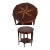 Cherry Inlaid Top Regency Style Lamp Table For Sale