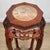Mid 20th Century Vintage Chinese Rosewood Marble Top Carved Plant Stand Table For Sale - Image 5 of 12