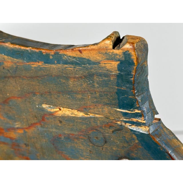 Red American Folk Art Primitive Pig Cutting Board For Sale - Image 8 of 10
