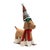 Contemporary Plush Dog Character on Sled and Skis (Set of 2) For Sale - Image 3 of 6