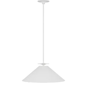 Christiane Lemieux by Visual Comfort Studio Cornet 1-Light Extra Large Pendant in Plaster Matte White