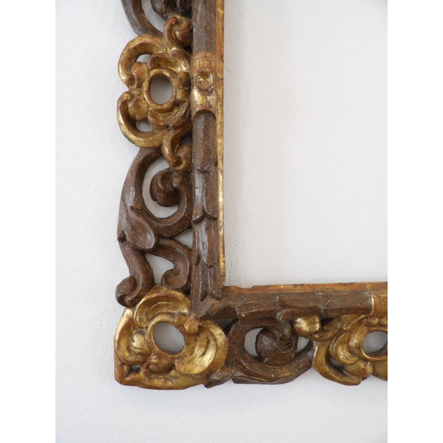 Gilded and Bronzed Wooden Frame, Central Italy, 1600s For Sale - Image 12 of 18