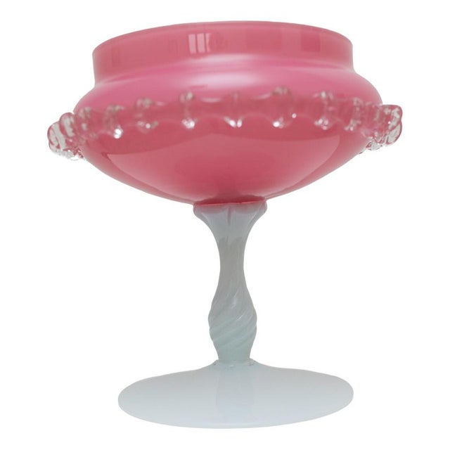 Pink Empoli Glass Bowl, Italy, 1960s For Sale - Image 12 of 12