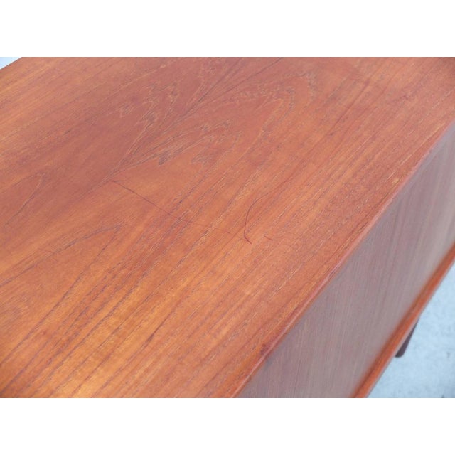 Danish Teak Sideboard with Tambour Doors by Arne Vodder, 1960s For Sale - Image 18 of 18