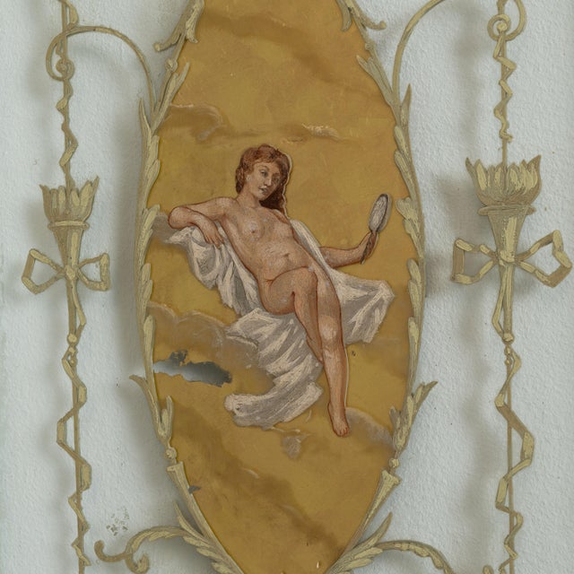 19th Century France Antique White Stained Glass Window For Sale - Image 11 of 15