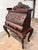 Japanese Early 20th Century Heavily Carved Japanese/Asian Secretary Desk With Volcanos and Dragons For Sale - Image 3 of 15