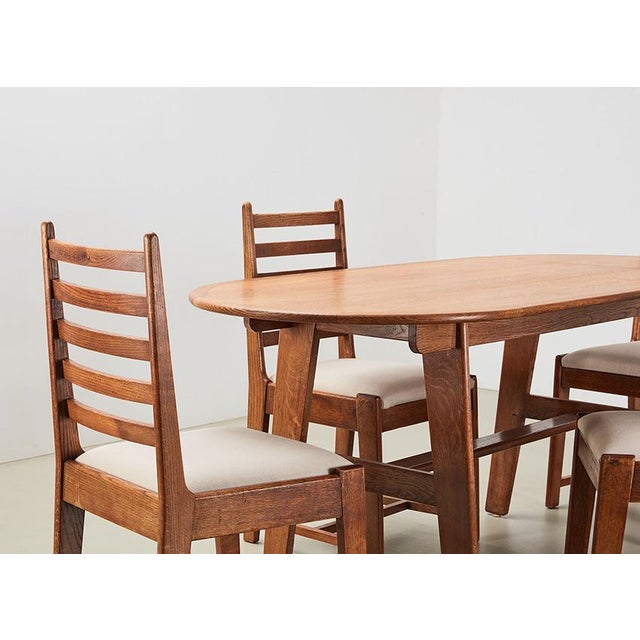 Dining Set by Bas van Pelt for My Home, Netherlands, 1940s, Set of 5 For Sale - Image 6 of 14