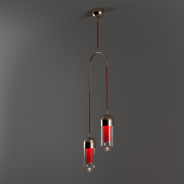 Denver II Pendant Lamp by Porus Studio, in New conditions. Designed from 2000 Up to 250V (Europe/UK Standard).