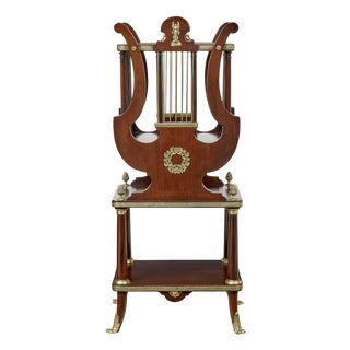 Antique French Empire Revival Music Stand, 1900 For Sale