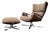 Brazilian Modern "Paulistana" Armchair With Ottoman by Jorge Zalszupin, C. 1959 - Lot 802a For Sale