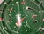 Black Round Serving Cocktail Tray in Green Enamel Metal, 1970s For Sale - Image 8 of 15