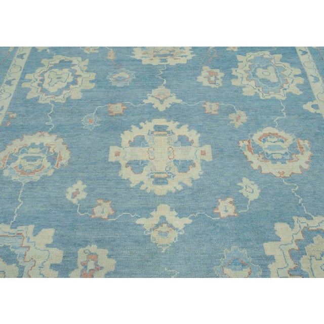 Turkish Oushak Rug 11'9" x 15'1" #18511 For Sale In Houston - Image 6 of 8