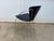 Black Vintage Linda Armchairs in Black Leather and Chromed Steel Frame by Arrben, 1980s, Set of 4 For Sale - Image 8 of 18