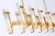 Gold Ian K. Fowler for Visual Comfort Signature Malik Large Linear Chandelier in Hand-Rubbed Antique Brass with Crystal For Sale - Image 8 of 12