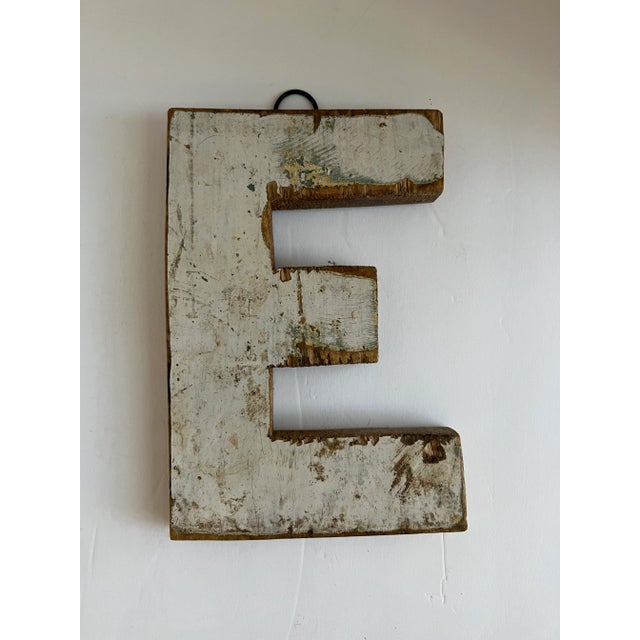 Wood Vintage Wood Letters Sign "Eat" - 3 Pieces For Sale - Image 7 of 8