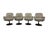 A set of four original 1960's mid century swivel pod chairs made by Daystrom Furniture of South Boston, Virginia....