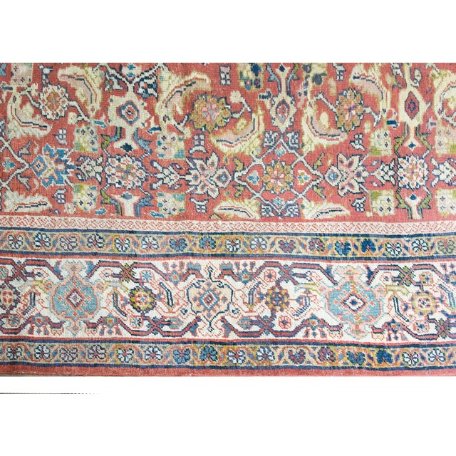 Persian Late 19th Century Persian Mahal Sultanabad Rug For Sale - Image 3 of 15